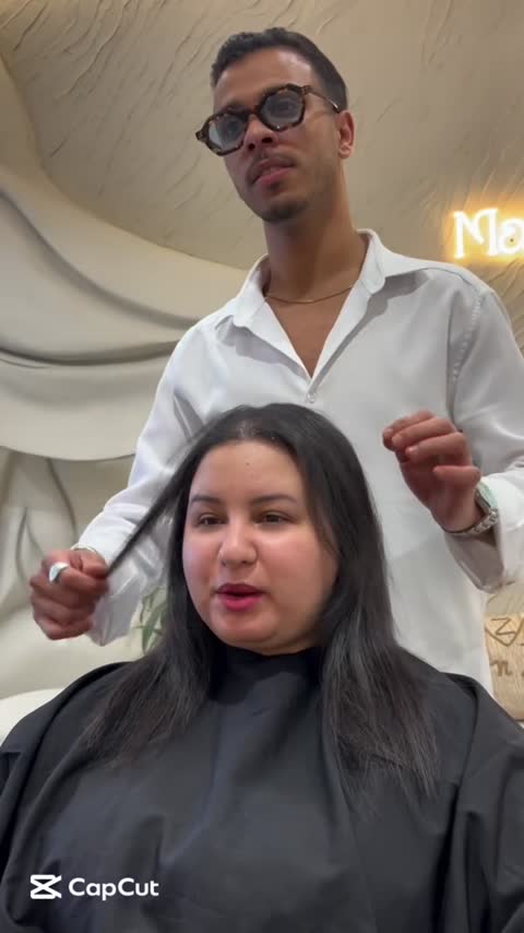 Coloration des racines Marijel - Shampoing, coupe et brushing - Cheveux courts